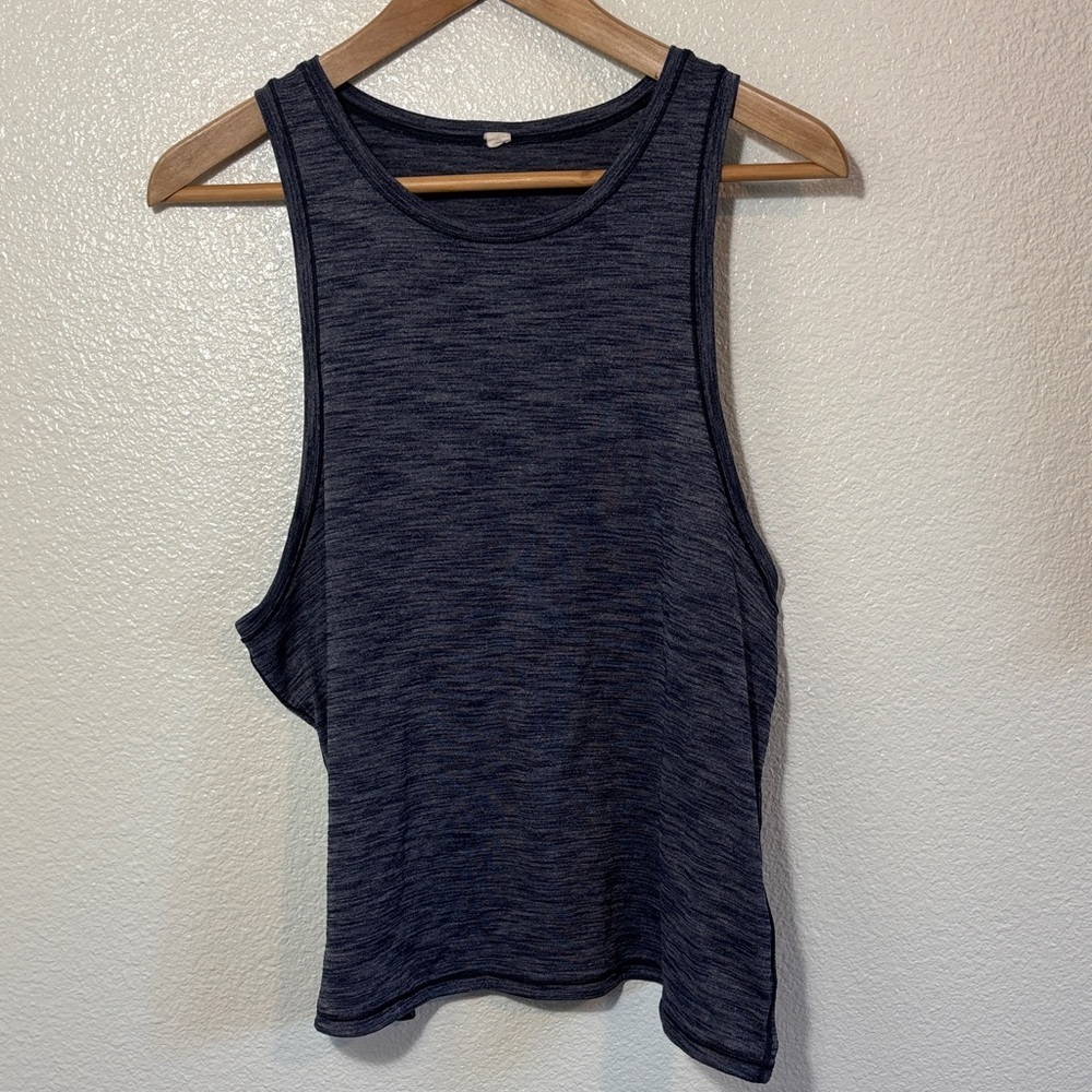 Lululemon Cardio Squad II Tank Heathered Blue | athletic | yoga | athleisure |